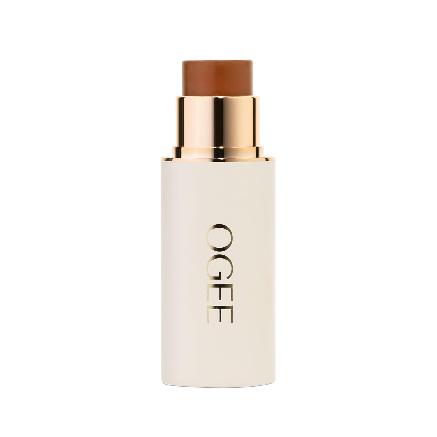 Ogee Sculpted Complexion Foundation Stick (Spruce 12.75N - Deep, Bronze Undertones) Full Coverage Foundation Makeup - Instantly Balance & Even Complexion - 70% Organic Ingredients