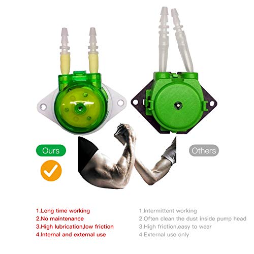 Zwbfu Bomba peristáltica pequena DC 12V / 24V Bomba doseadora Bomba de microcirculação de água líqui
