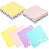 DYLIVeS Colorful Happy Birthday Napkins, 4-Multicolor Makaron Color Yellow Pink Purple Blue Napkins