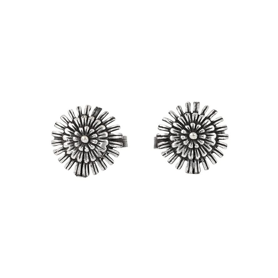 teejh Sarvansha Silver Oxidised Toe Rings-picture-17