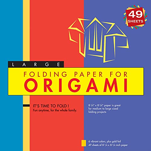 Folding Paper for Origami - Large 8 1/4" - 49 Sheets: Tuttle Origami Paper: High-Quality Large Origami Sheets: Instructions for 6 Projects Included (81/2 X 81/2) image 2