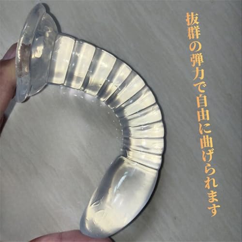 ディルド 初心者向け透明シリコンアナルプラグ（吸盤付き）｜細身設計で痛みゼロ｜アナル開発・アナルビーズ入門｜男女兼用ディルド｜SMプレイ対応｜ソフト素材｜オナニー補助｜強力吸着安定設計｜アダルトグッズ - 画像6
