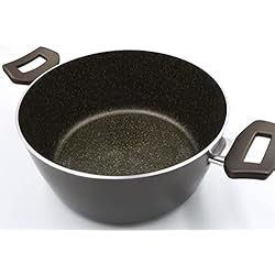 Cacerola 24 Cm Terra Illa TERRA - Cacerola antiadherente al aceite de oliva - Diámetro 24 cm altura 11 cm