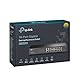 TP-Link TL-SG1016D 16-Port Gigabit Netzwerk Unmanaged Switch (Rackmount, 32Gbit/s Switching-Kapazität, geschirmte RJ-45 Ports, Metallgehäuse, lüfterlos, Plug-und-Play) schwarz