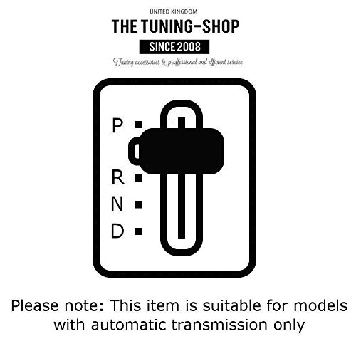 The Tuning-Shop Ltd Automatic Shift Boot Compatible with Mercedes SLK R171 W171 Leather Various Stitching Colour Available (Black Stitch)