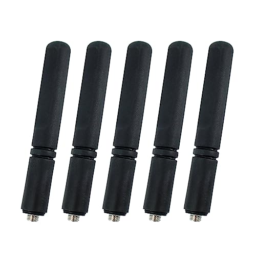 136-174 MHz VHF Stubby Antenna PMAD4120A Compatible for Motorola XPR7350 XPR7550 XPR3300 XPR3500 XPR3000 XPR3000e XPR7000 XPR7000e Two Way Radio (5 Pack)