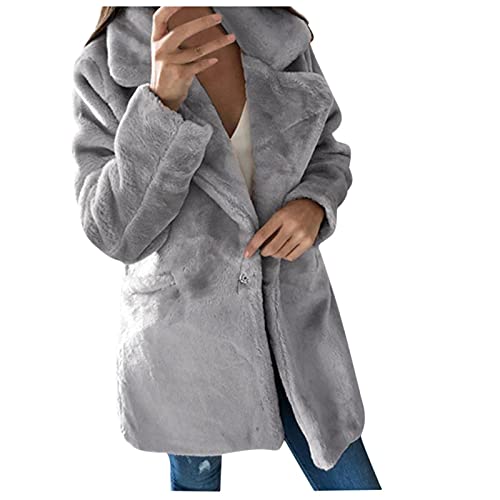 Damen Plüsch Mantel Lang Taschen Zip Hoodie Winterjacke Sweatshirt Mit Kapuze Dickere Plüsch Damenbekleidung Winter Sweatshirt Parka Warme Softshelljacken Strickjacke Outwear Lose Cover