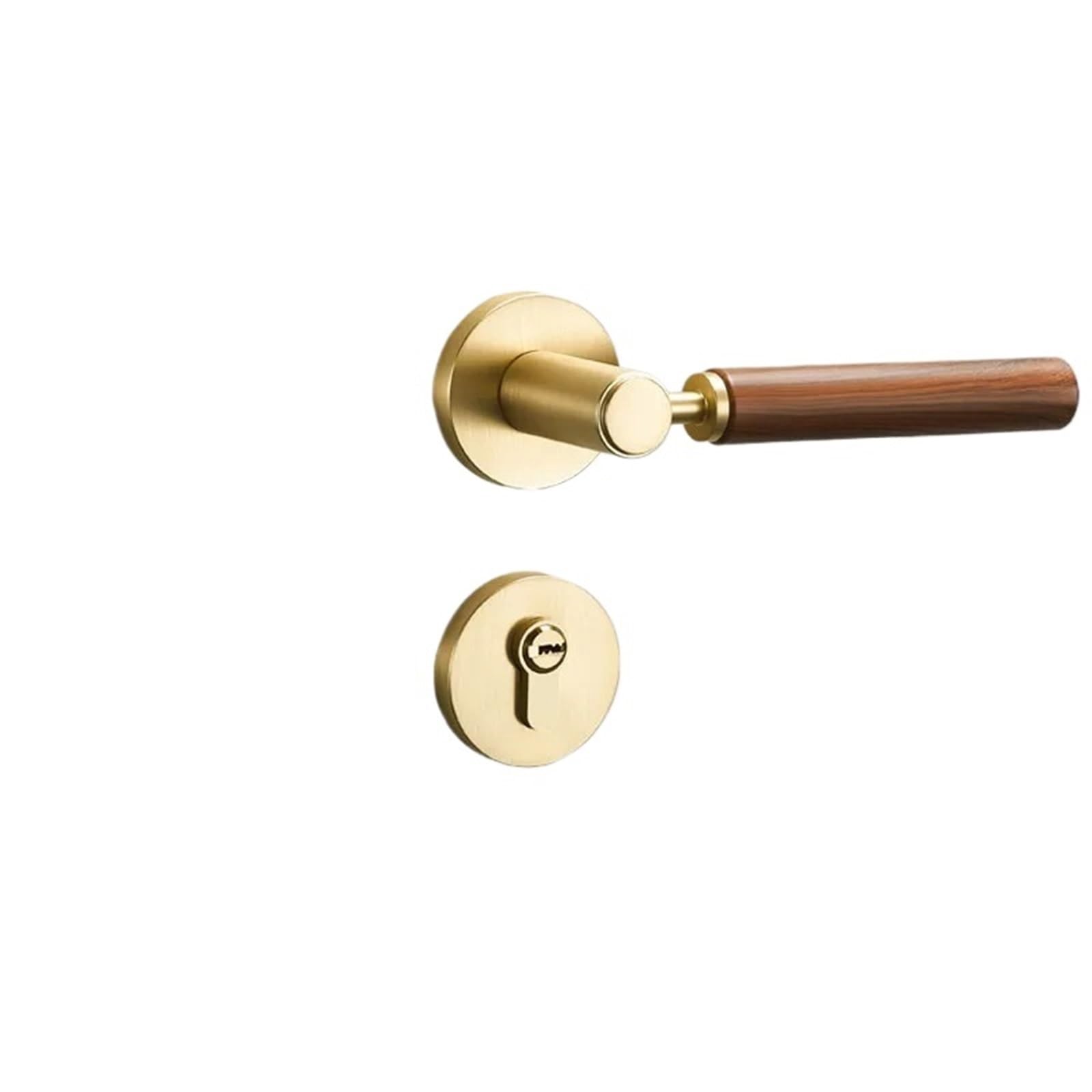 Yshiuol A6 Door Handles Zinc Alloy Bedroom Door Lock Handle Set Silent Security Indoor Universal Deadbolt Household Hardware For Home And Office(A6)