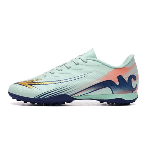 Image of Soccer Cleats for Mens Womens High Tops Lace Up Unisex Football Shoes Indoor Turf Soccer Shoes AG FG TF for Beginners to Advanced Players