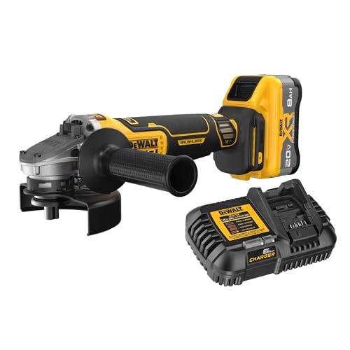 DEWALT 20V MAX XR Brushless Cordless 4-1/2 in. - 5 in. Angle Grinder Kit with XR POWERPACK (DCG410WW1) - image 1