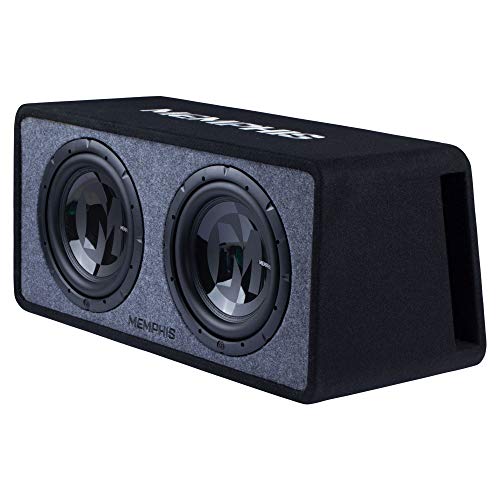 Memphis Audio PRXE12D2 Dual 12” Power Reference Series Loaded Enclosure 2-Ohm