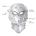 Imagen de 7 Color LED Máscara Light Therapy LED Máscara Photon Con Cuello Máscara Facial De Cuello LED EMS Micro Corriente Antiarrugas Anti Acné Rejuvenecimiento De La Piel Máquina De Belleza
