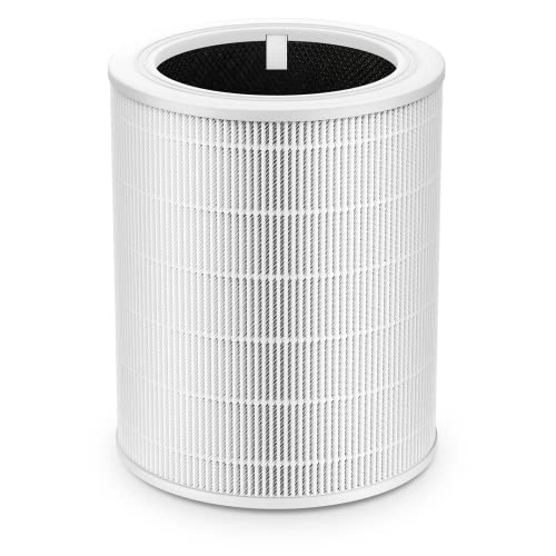 Core 600S-P Replacement Filter for LEVOIT Core 600S & Core 600S-P Air Purifier,3-in-1 HEPA Filter Core 600S-RF for Home Large Room, 1 Pack, White