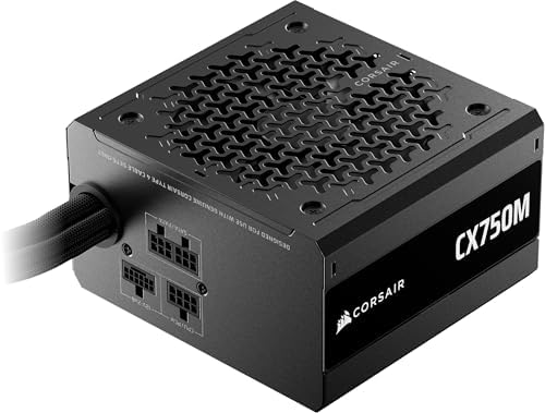 Corsair CX750M (2025) Fonte de alimentação semi-modular ATX 3.1 P...