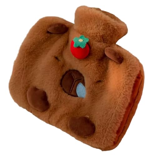 Bolsa de agua caliente contra dolores menstruales con funda de capibara 2L