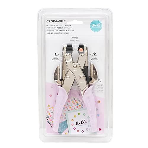 We R Memory Keepers, Crop-A-Dile Eyelet Setter and Snap Punch, Lilac, for 1/8 or 3/16 Inch Holes, Grommet and Embelishment Crafting Puncher for Paper, Fabric, Leather, Plastic, and Metal by We R Memory Keepers - Image 2