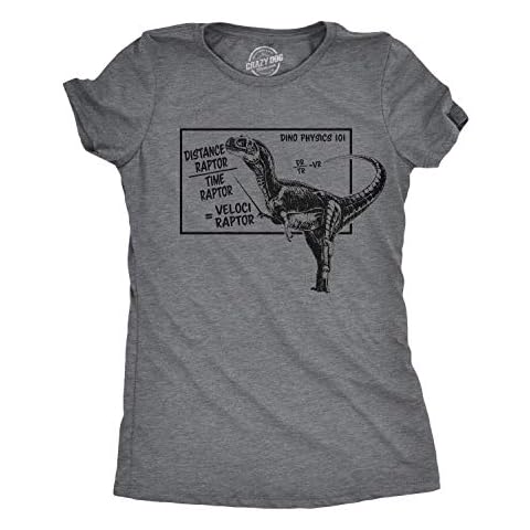 Crazy Dog Velociraptor T-Shirt for Women Cover