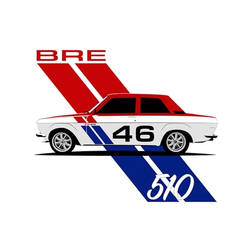 BRE Datsun 510 Bluebird Racing T-Shirt2