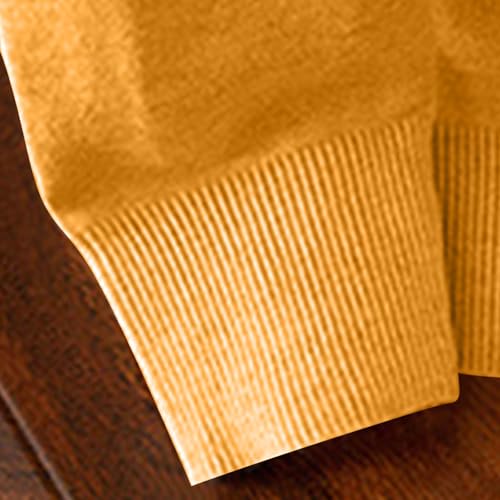 Men's V-Neck Sweater Long Sleeve Knitted Sweaters Solid Color Casual Winter Warm Pullover Tops2