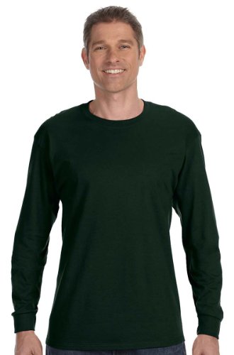 Image of Hanes Mens 6.1 oz. Tagless ComfortSoft Long-Sleeve T-Shirt (5586)
