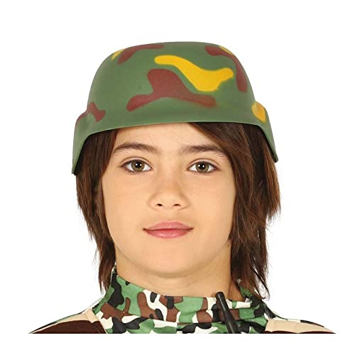 Guirca Casco Militare Mimetico per Bambini