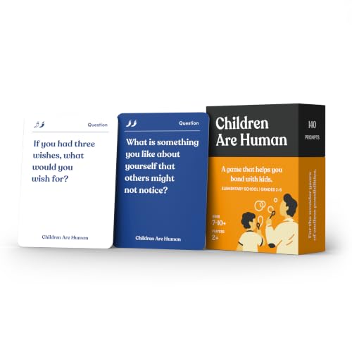 Children are Human Conversation Cards for Kids Grades 2 to 5 140 Cards
