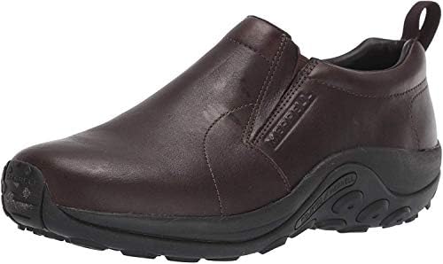 men's merrell jungle moc leather mahogany brown