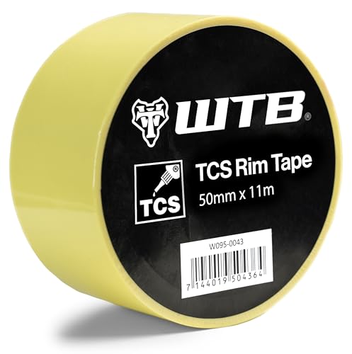 WTB Tubeless Bicycle Rim Tape (50mm x 11m) Easy Tubeless Setup & Airtight Seal, Compatible with All Tubeless Rims
