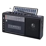 LeeQinersw Kompakter Kassettenrekorder, Tonbandgerät, Retro-Design, tragbares Radio,...