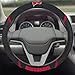 FANMATS 14933 NCAA University of Wisconsin Badgers Polyester Steering Wheel Cover, 15