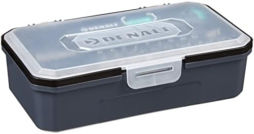 Amazon Brand Denali by SKIL Rechargeable 3.6 V (4 V Max) Cordless Stick Screwdriver with 34-Piece Bit Set, Carrying Case and USB Cable