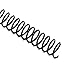 Rayson SR379BK Spiral Binding Coil 5/16inch Black Coil bindings Ring 7.9mm 3:1 Pitch 100/Box