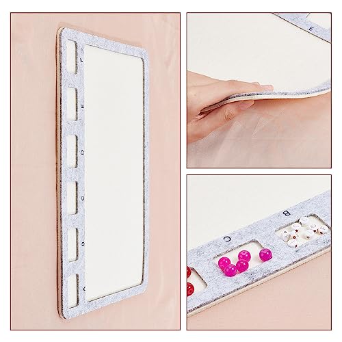BENECREAT 2Pcs Rectangle Felt Bead Design Boards - Image 4