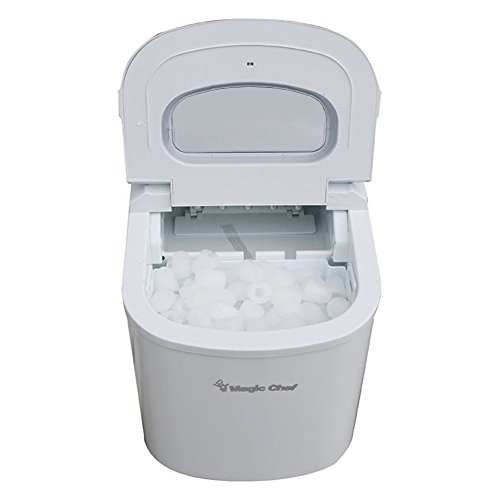 Magic Chef 27Lb. Portable Countertop White MCIM22W 27 lb Ice Maker De