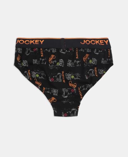 Image of Jockey PB04 Boys Super Combed Cotton Elastane Printed Brief (Pack of 2)