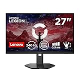 Lenovo Legion 27-10 | 27' Full HD WLED Gaming Monitor | 1920x1080 | 16:9 | 240Hz | 0.5ms Reaktionszeit | HDMI |DisplayPort | Audio 3.5mm | 3-seitig-Panel | TÜV Augenschutz | schwarz | 6 kg