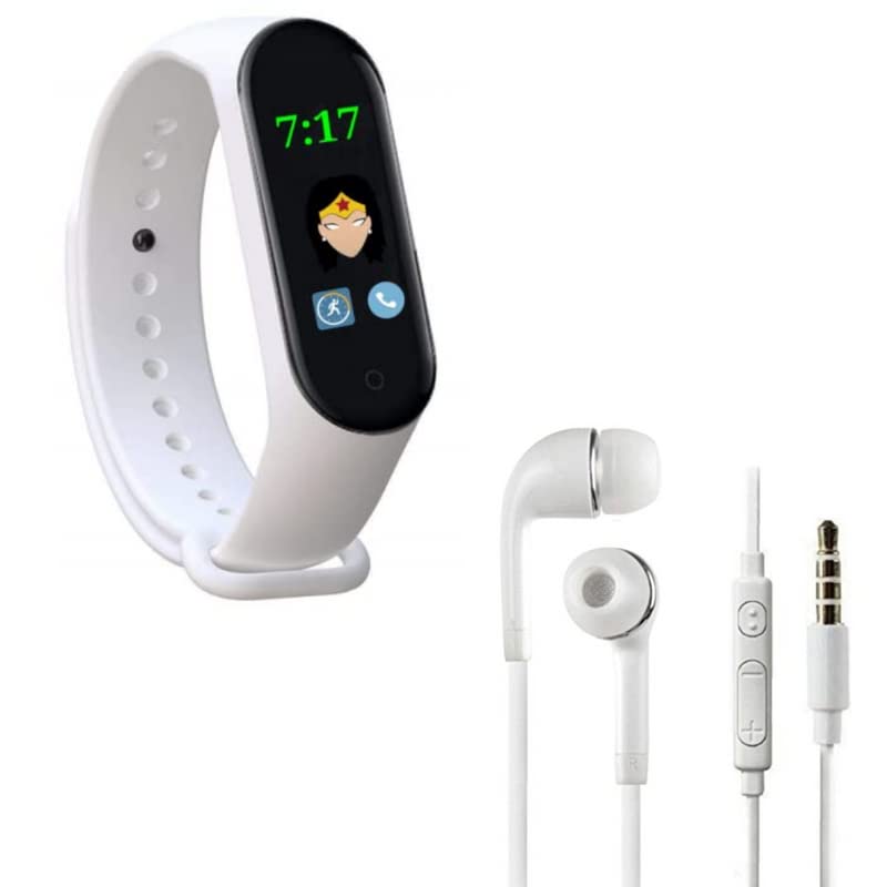 Lapras Combo Pack of 2 Items - M4 Band Bluetooth Fitness Tracker, J5Earphones (1 Year Warranty)-image-8