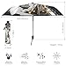 GuoChe Fashion Show Statue Of Liberty & Eiffel Tower UV50+ Automatic Umbrella In the Beach Windproof Sun-proof Waterproof Travel Umbrella Auto Open
