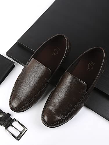 Image of Buckaroo BCK LINKER FullGrain Natural Leather Loafer