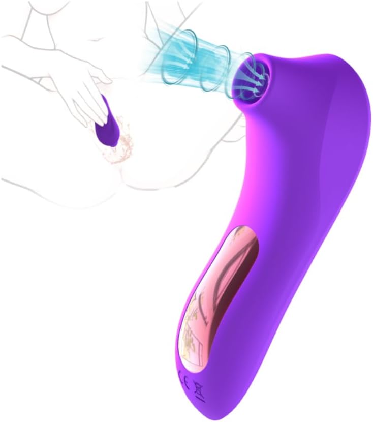 Vibrator Adult Sex Toys for women- Sucking Adult Toy Clit Sucker Clitoral Vibrators with 7 Suction & Vibrating, Rose Toy Clitoral Nipple Sucker Stimulator Female Couples Sex Toy Adult Sex Toys & Games