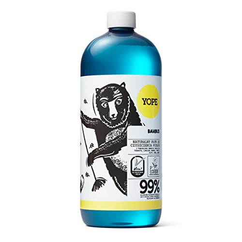 YOPE Detergente per pavimenti | Rimuove polvere e sporco | Non lascia aloni | Terracotta | Linoleum | Marmo | Parquet | Casa | 99% di ingredienti naturali | Formula vegana | Bambù | 1000ml