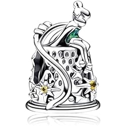 Pulsera Pandora Alicia RMMY Abalorios Charms Colgantes Cuentas Plata de Ley Cartoon Little Girl 925 con Compatible con Pulsera & Europeo,Charms para Mujer Niña