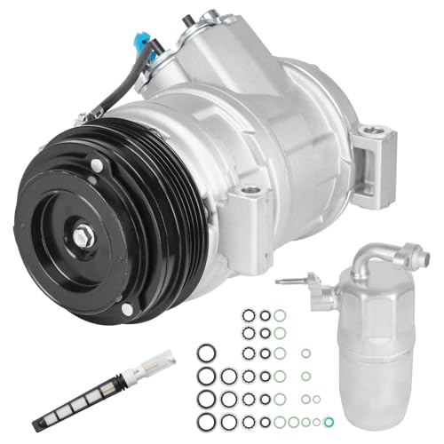 NEW Air Conditioning A/C Compressor Component Kit 2002-2006 For Escalade EXT Avalanche Sierra Silverado 1500/2500/3500, Express Tahoe, 2003-2009 For Hummer H2, CO 29002C, KT 4052