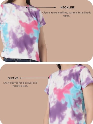 Image of GRECIILOOKS T Shirt for Women | Women T Shirt | T Shirt Women | Casual Loose Fit | Oversized T Shirt for Women | T-Shirt for Women