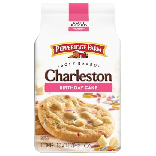 Pepperidge Farm Charleston, Soft Baked Birthday Cake 8.6 ounce Cookies