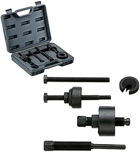 ARES 71001 - Power Steering Pump Pulley Service Set - Releases Power Steering Pulleys from Pump - Fits Pulley Hubs with Diameters of 1 1/8 Inches, 1 1/4 Inches, 1 5/16 Inches, and 1 3/8 Inches