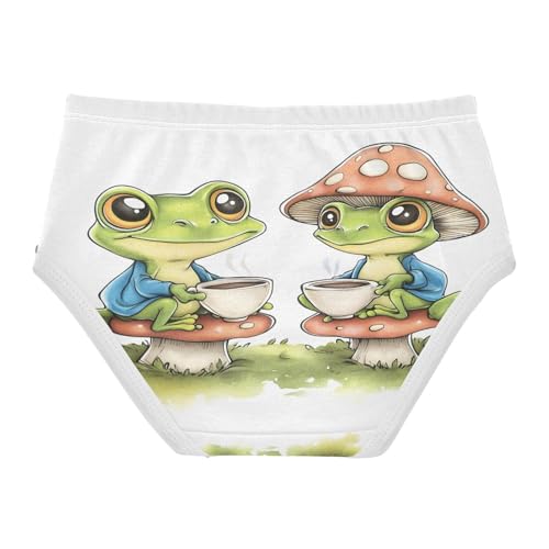 Cute Mushroom Frog Toddler Girls's Underwear 2T 202b90142