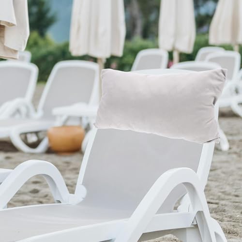 Cojín de forro polar resistente para sillones de descanso exterior 6