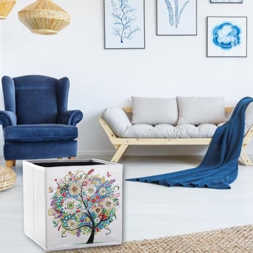 Cajas plegables decorativas con diseño de diamante bricolaje 6