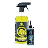  Desengrasante y Lubricante Cadena Bicicleta  Elimina Aceite, Grasa y Suciedad  Lubrica, Protege y Evita Desgaste  MTB, BTT, Bicicleta Carretera